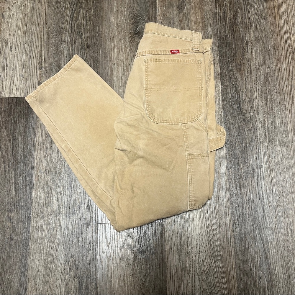 Vintage Wrangler WorkWear Carpenter Pants Brown 32x32 Mens